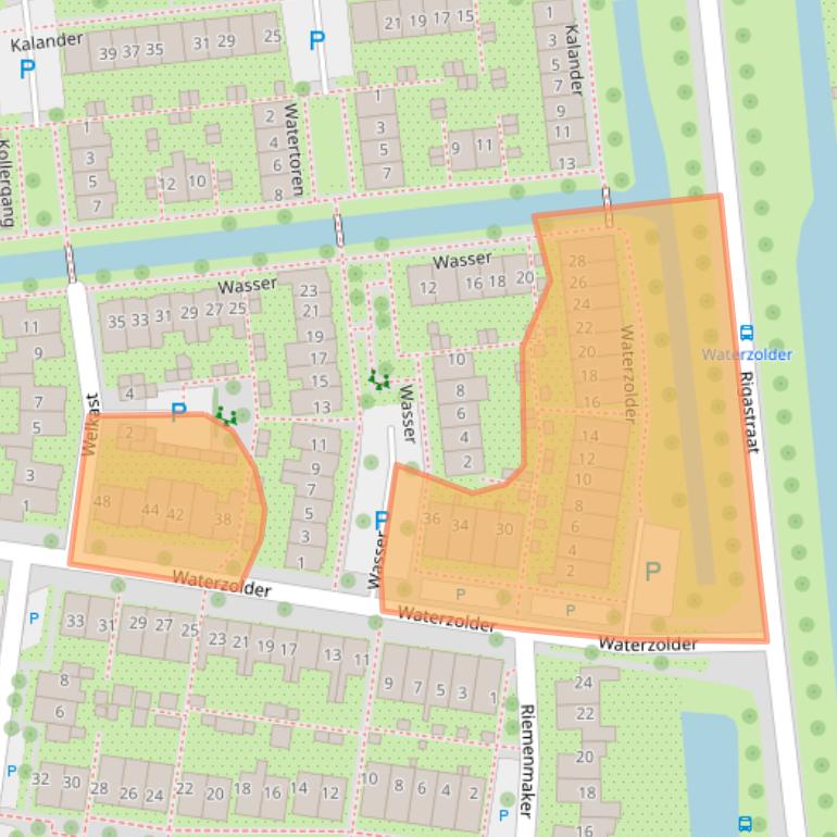 Kaart van postcodegebied 1531NP.