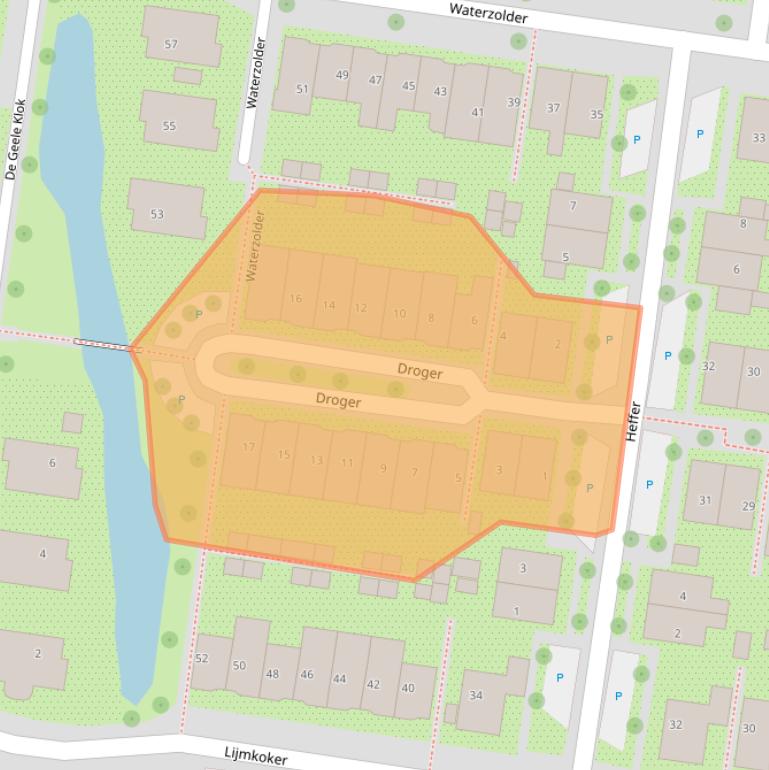 Kaart van postcodegebied 1531PD.