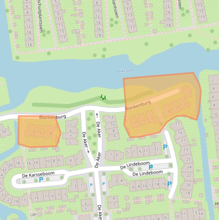 Kaart van postcodegebied 1531PK.