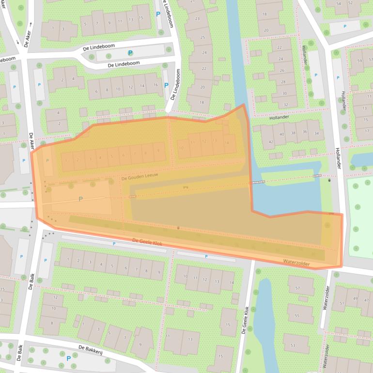 Kaart van postcodegebied 1531PN.