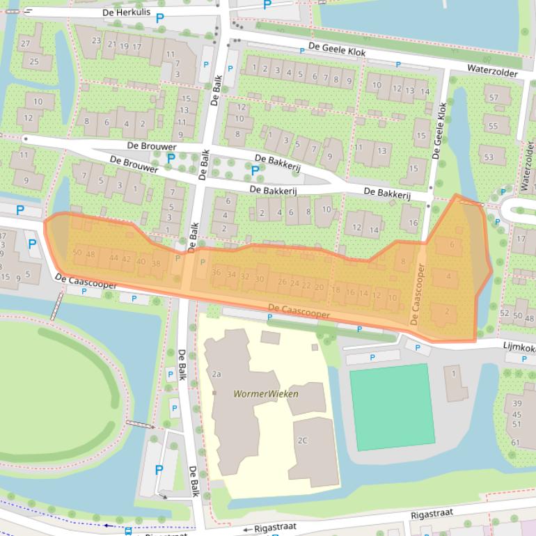 Kaart van postcodegebied 1531PX.