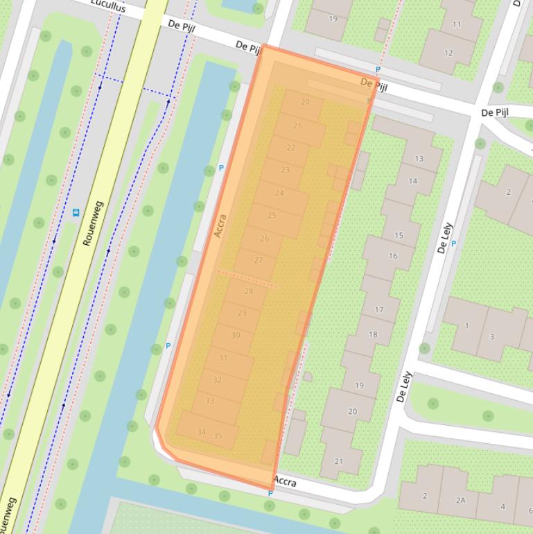 Kaart van postcodegebied 1531RH.