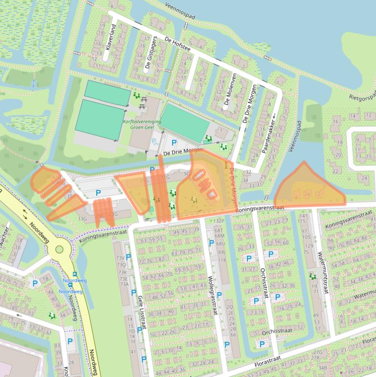 Kaart van postcodegebied 1531SK.
