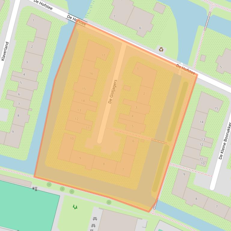 Kaart van postcodegebied 1531SW.
