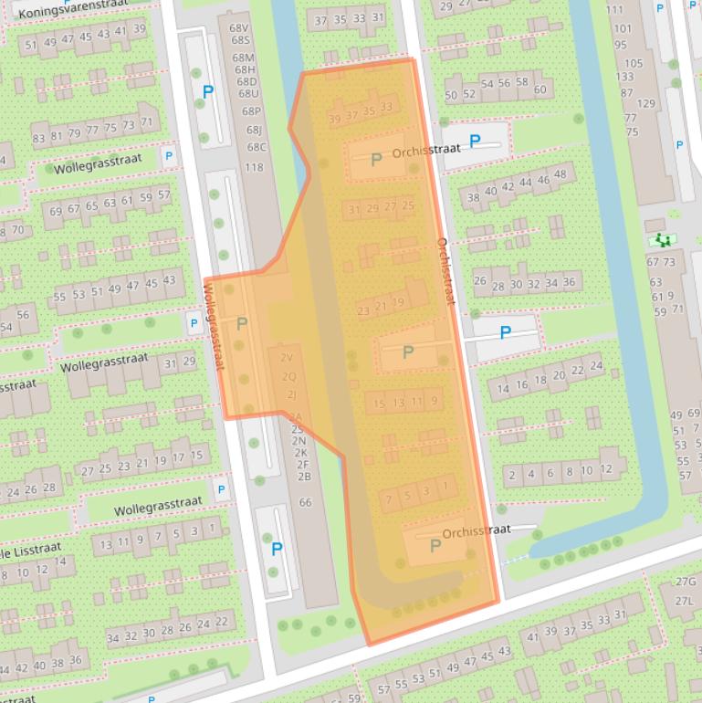 Kaart van postcodegebied 1531TJ.