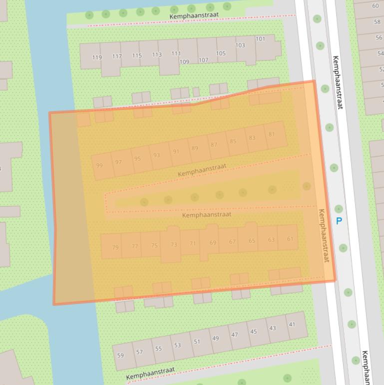 Kaart van postcodegebied 1531VC.
