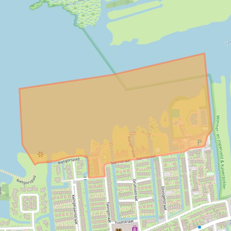 Kaart van postcodegebied 1531VN.