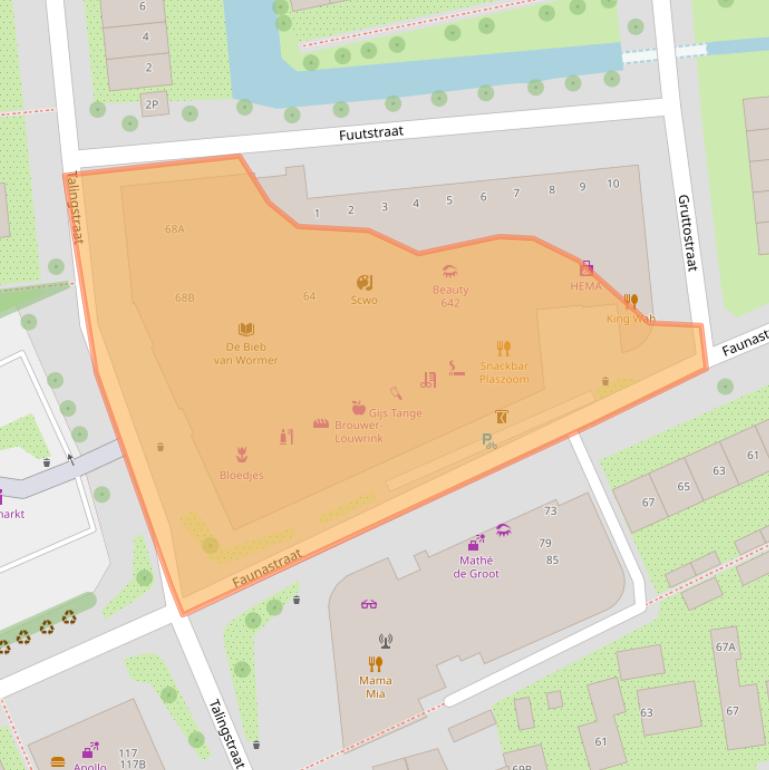 Kaart van postcodegebied 1531WH.