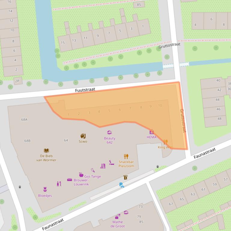 Kaart van postcodegebied 1531WT.