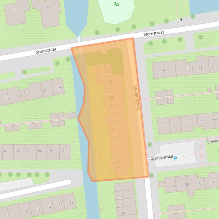 Kaart van postcodegebied 1531XB.