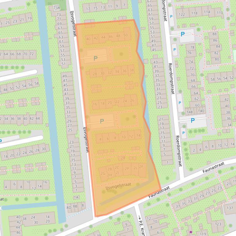 Kaart van postcodegebied 1531XC.