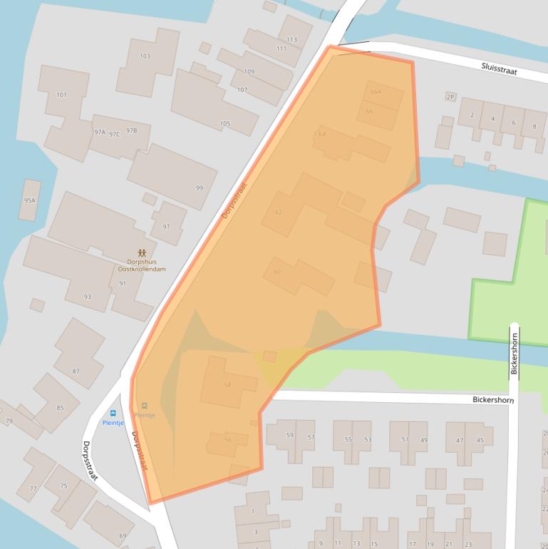 Kaart van postcodegebied 1534NL.