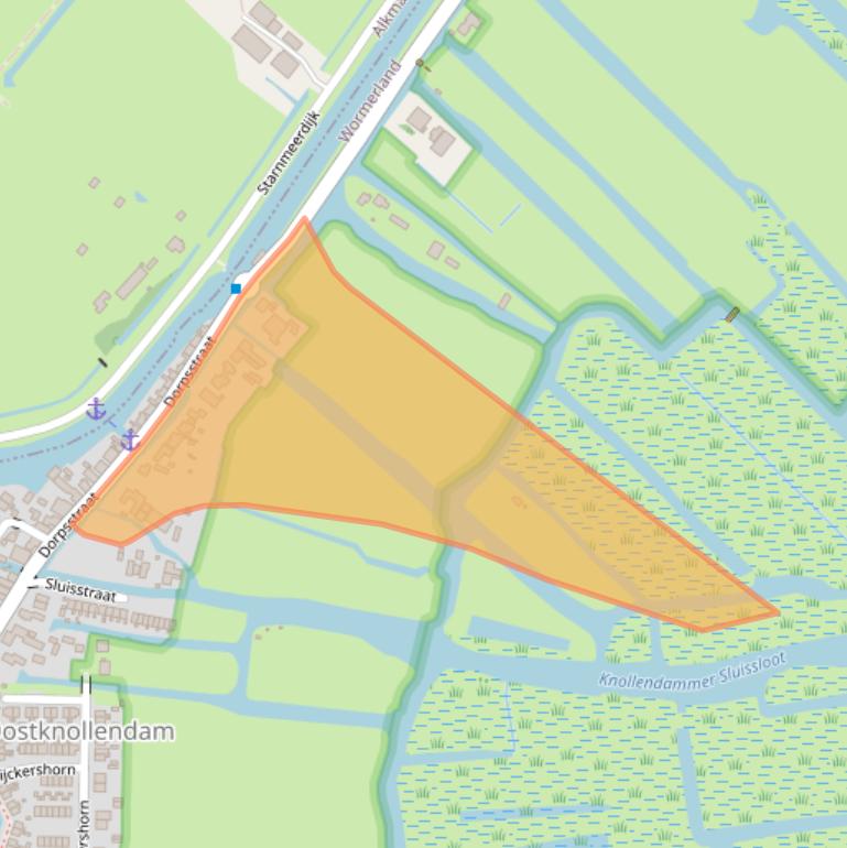 Kaart van postcodegebied 1534NM.