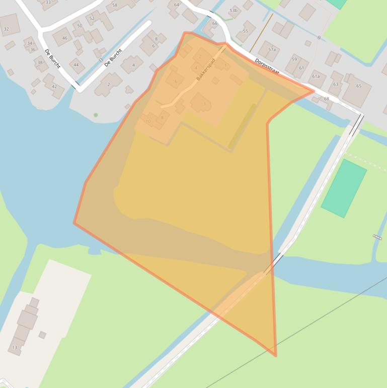 Kaart van postcodegebied 1536AK.