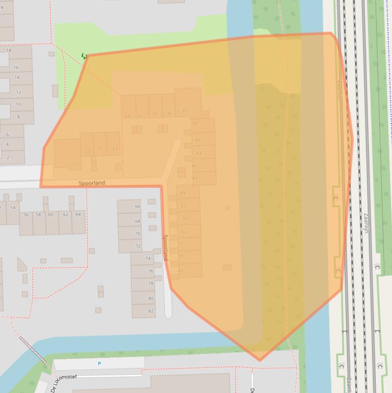 Kaart van postcodegebied 1541MK.