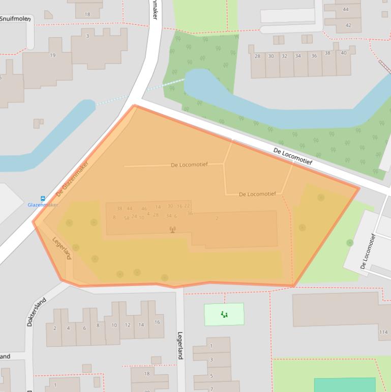 Kaart van postcodegebied 1541MR.