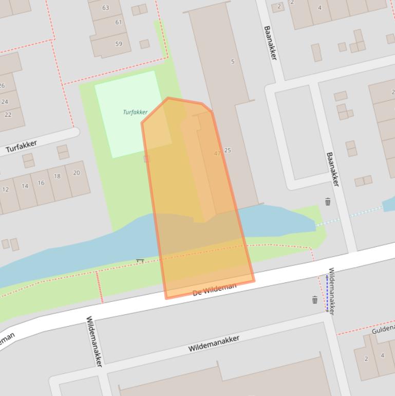 Kaart van postcodegebied 1541TH.