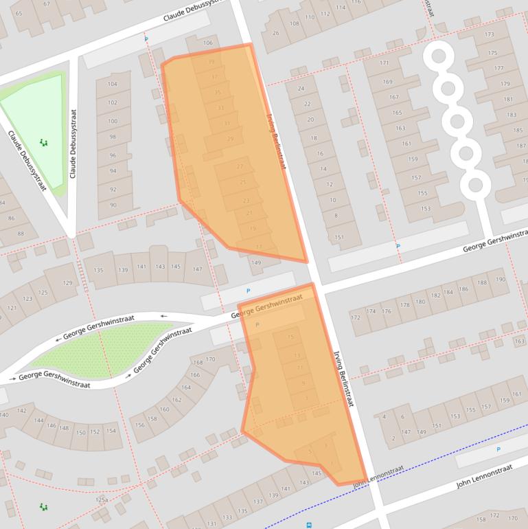 Kaart van postcodegebied 1544LC.