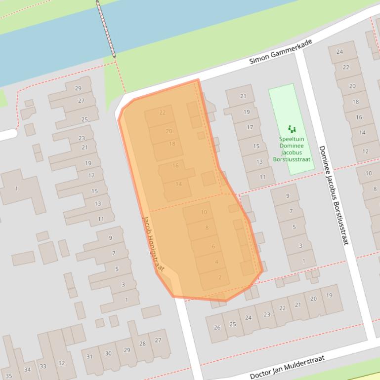 Kaart van postcodegebied 1544VK.