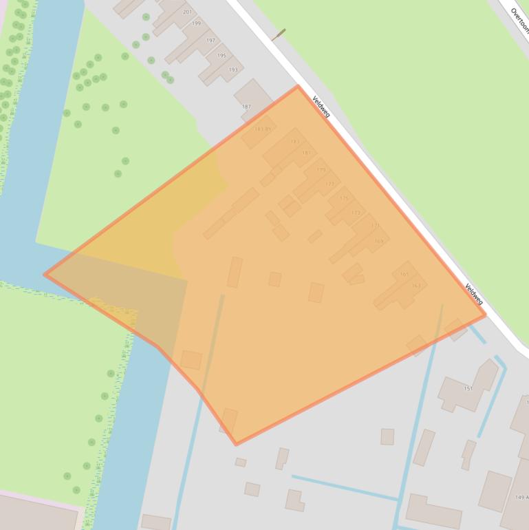 Kaart van postcodegebied 1551PM.