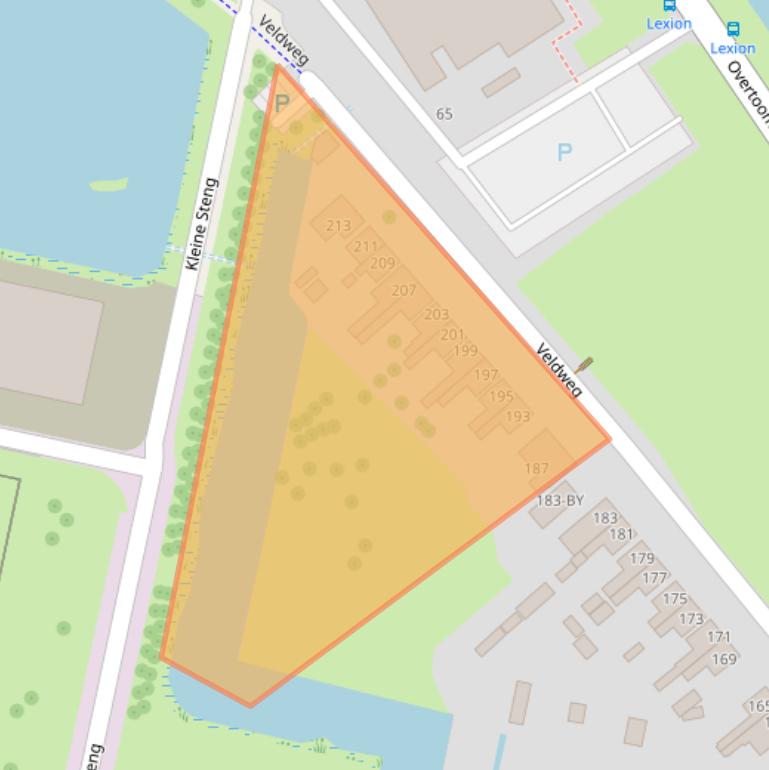 Kaart van postcodegebied 1551PN.