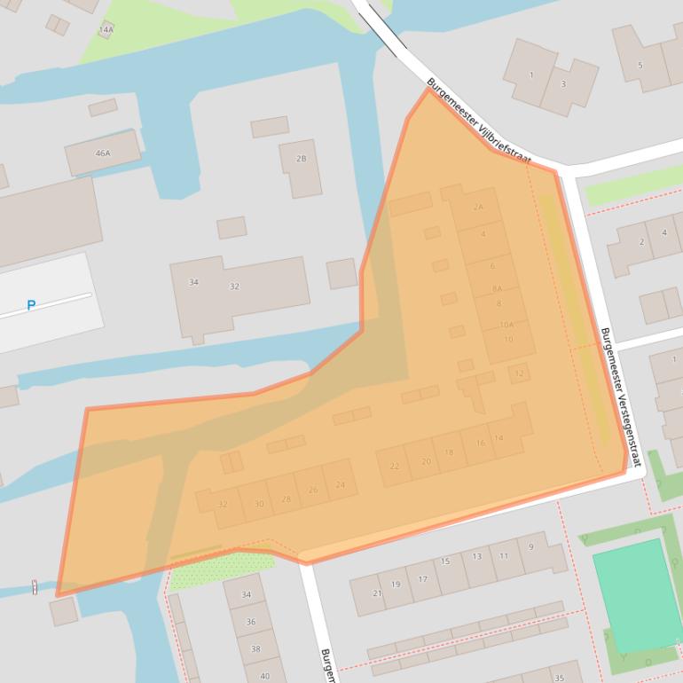 Kaart van postcodegebied 1551TD.