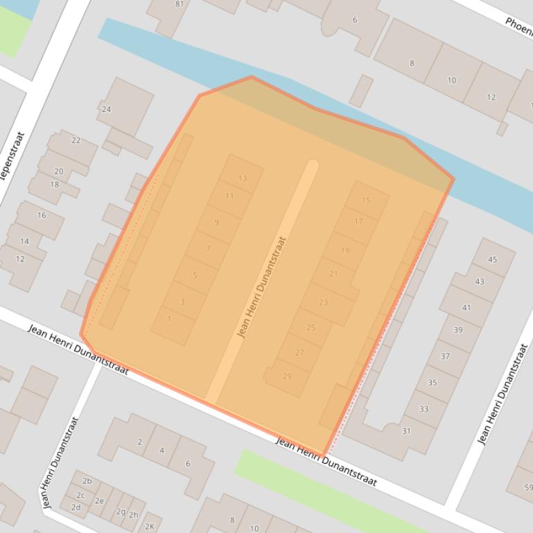 Kaart van postcodegebied 1561BA.