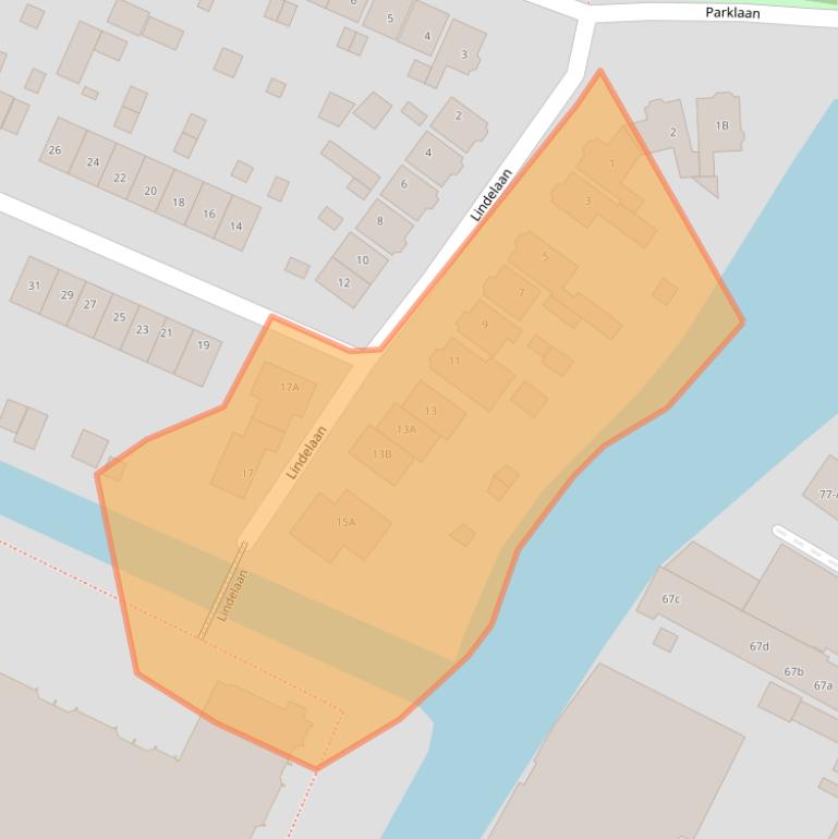 Kaart van postcodegebied 1561CJ.