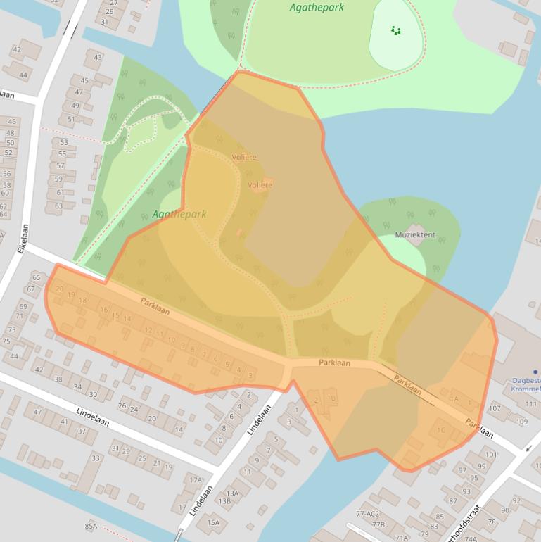 Kaart van postcodegebied 1561CM.