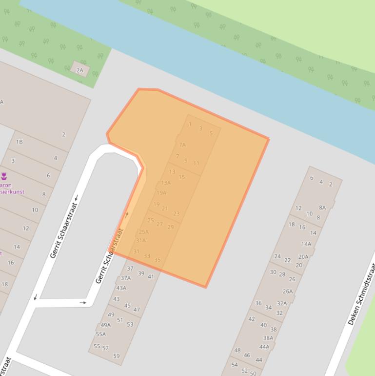 Kaart van postcodegebied 1561DR.