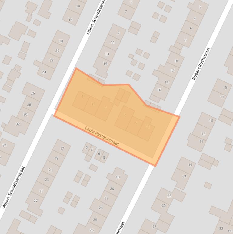 Kaart van postcodegebied 1561GC.