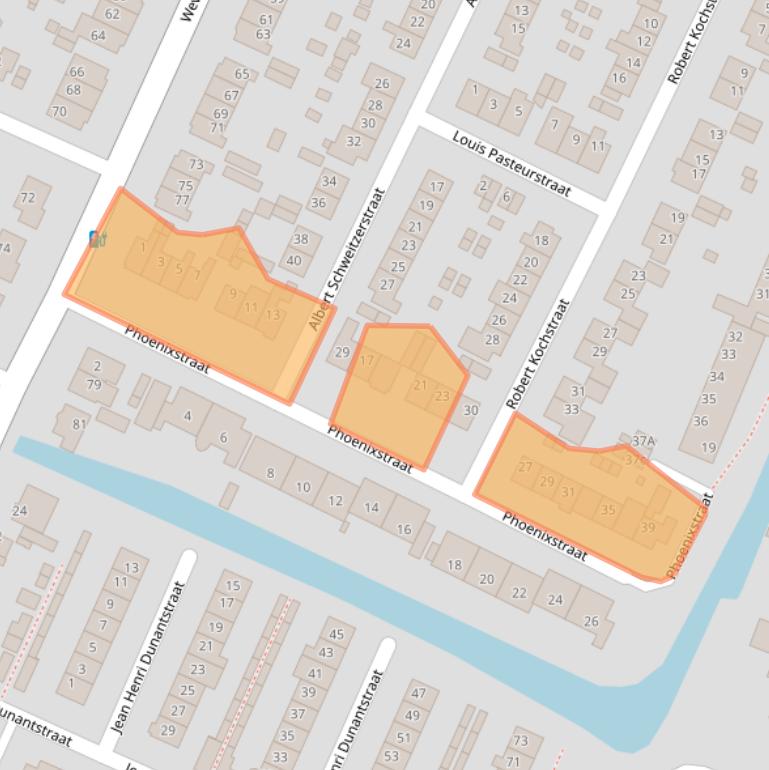 Kaart van postcodegebied 1561GG.