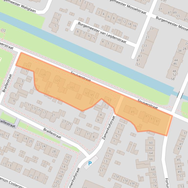 Kaart van postcodegebied 1561HC.