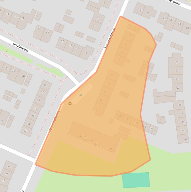 Kaart van postcodegebied 1561JH.