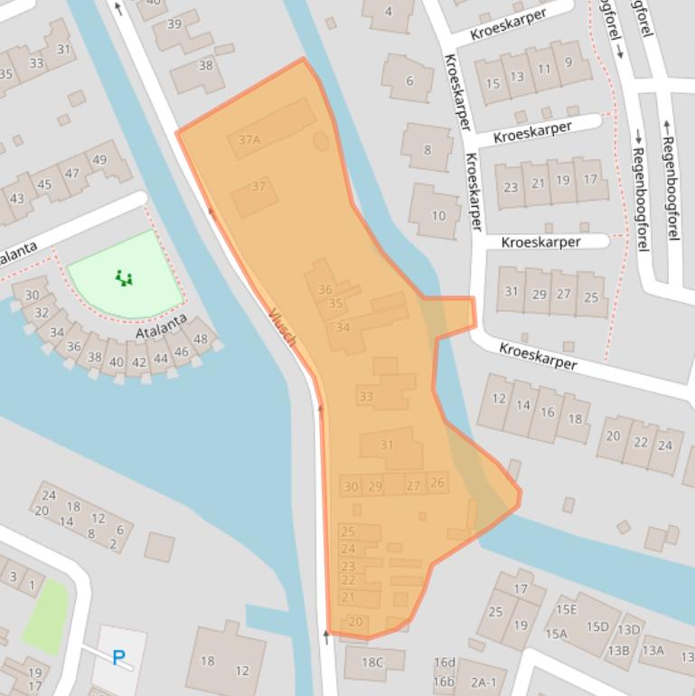 Kaart van postcodegebied 1561PP.