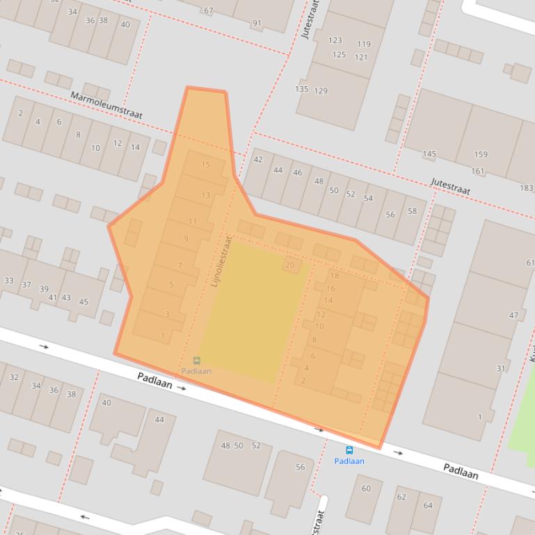 Kaart van postcodegebied 1561RD.