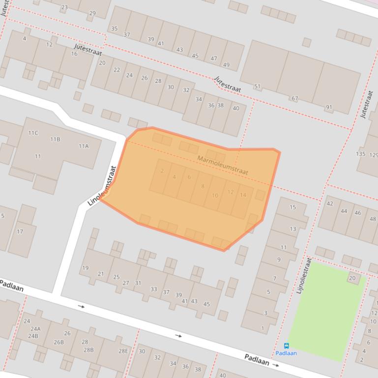 Kaart van postcodegebied 1561RE.