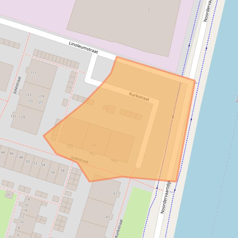 Kaart van postcodegebied 1561RK.