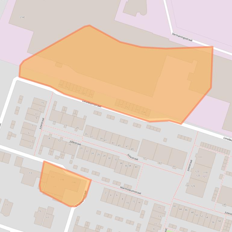 Kaart van postcodegebied 1561RN.