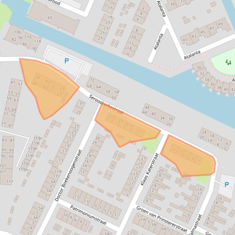Kaart van postcodegebied 1561TM.