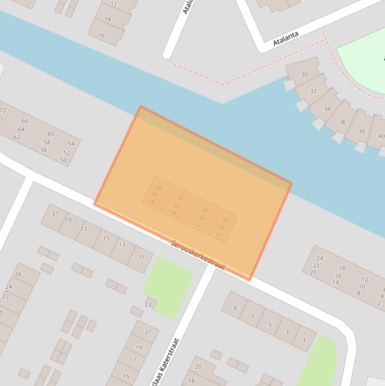 Kaart van postcodegebied 1561TS.