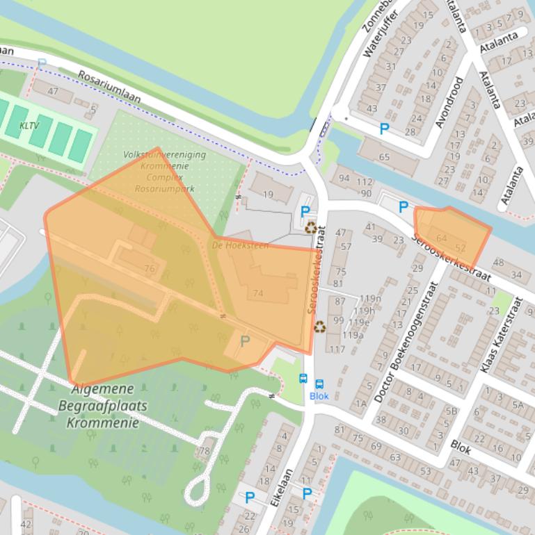 Kaart van postcodegebied 1561TT.
