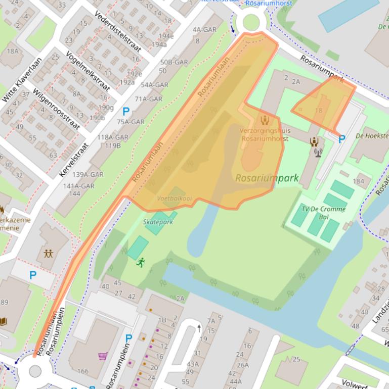 Kaart van postcodegebied 1561TW.