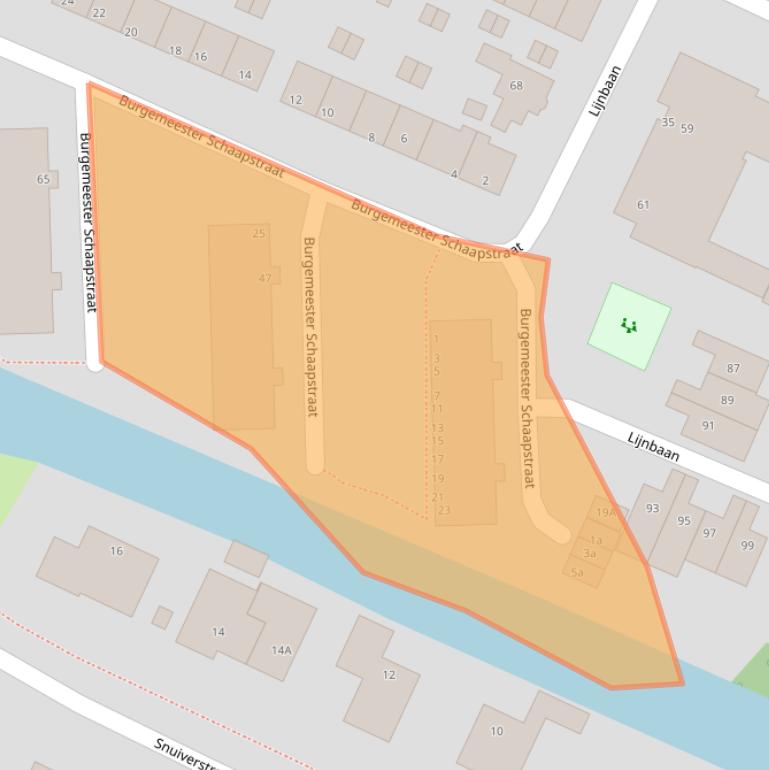 Kaart van postcodegebied 1561WB.