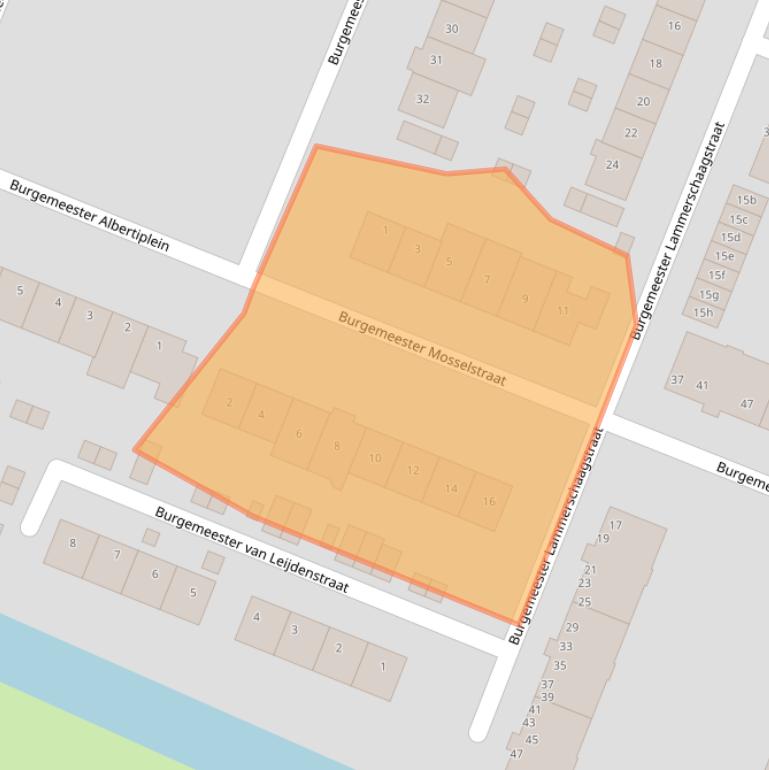 Kaart van postcodegebied 1561WE.