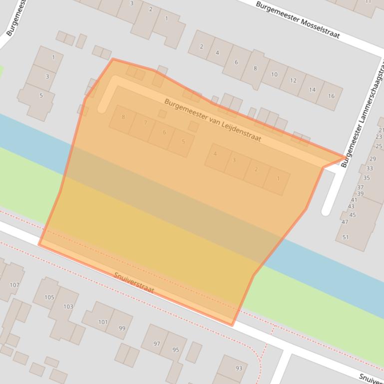 Kaart van postcodegebied 1561WK.
