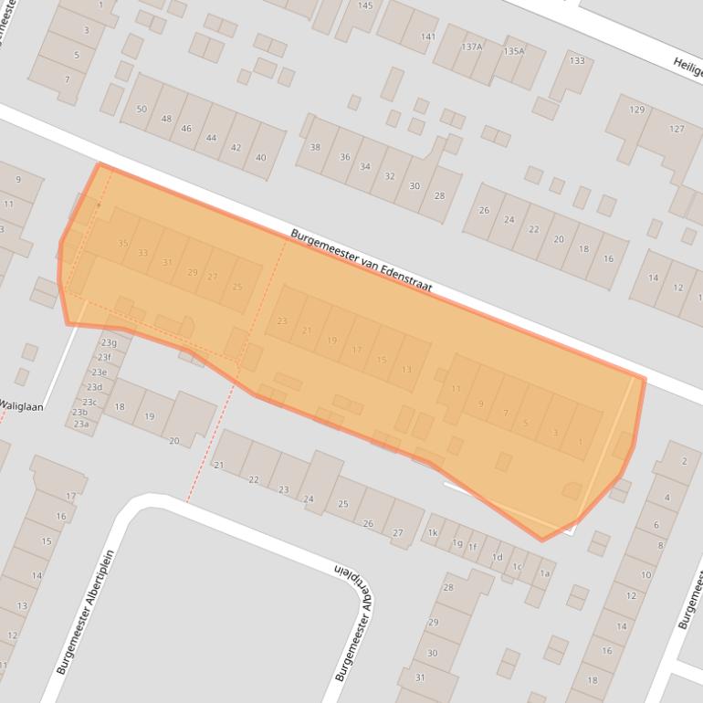 Kaart van postcodegebied 1561WR.