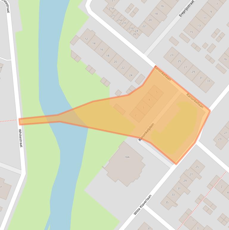 Kaart van postcodegebied 1562AV.