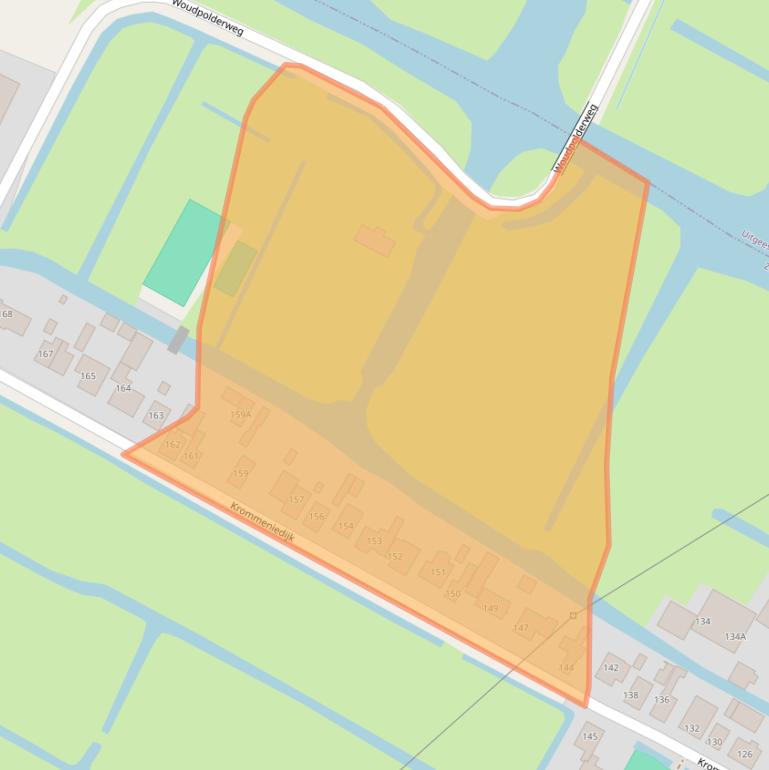 Kaart van postcodegebied 1562GR.