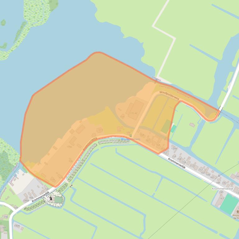 Kaart van postcodegebied 1562GS.